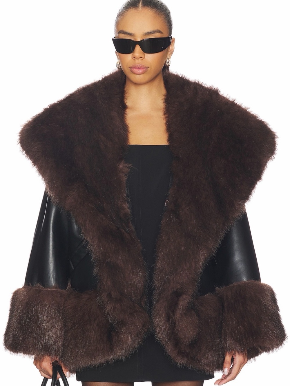 We Wore What Cocoon Fur Jacket